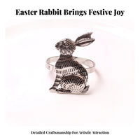 Hare Napkin Holder Elegant Design Bunny Napkin Holder Sturdy & Reusable for Event Coordinators, Restaurant Owners, Holiday Parties, Banquets