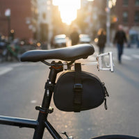 304 Stainless Steel Bike Rear Rack Mount Adapter Universal Fit Cycle Saddle Bag Mount Easy to Install for Commuting, Cycling