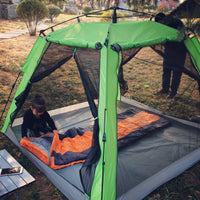 Automatic Pop-Up Camping Tent for 3-4 People, Double Layer Waterproof Outdoor Shelter