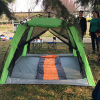 Automatic Pop-Up Camping Tent for 3-4 People, Double Layer Waterproof Outdoor Shelter