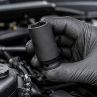 EV car Solenoid Valve Socket Matte Black car Solenoid Valve Socket Cylindrical for Mechanics
