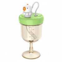 Multi-Purpose Children's Wine Glass Cup Easy to Clean Baby Goblet Cup Leak Proof PPSU Sippy Bottle Drop Resistant for Toddlers, Babies, Infants 9 months+
