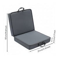 Portable Kneeling Mat with Handle Wipe-Clean Foldable Kneeling Pad Thick Padded Garden Kneeler Waterproof for Gardeners