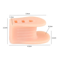 A-Shaped Toe Separator Airy Design Slip-on Toe Spacer Pedicure Item 3 Openings Foot Care Lightweight