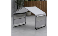 Rainproof Outdoor Dog Tent Galvanized Weatherproof Pet Tent Ventilated Mesh Dog Shelter Spray-Coated