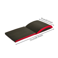Ab Exercise Mat with Curved Cushion Supportive Ab Mat Abdominal Exercise Pad High-Density Foam Sit-up Helper Long-Lasting