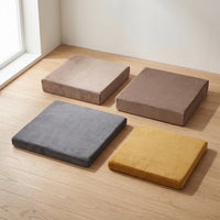 Hardened Sponge/Cotton Core Seat Cushion with Dutch Velvet Cover for Sofa, Bay Window, Tatami, Office Chair
