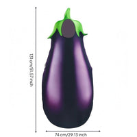 Green Leafy Top Violet Eggplant Costume Oversized Eggplant Costume Adult One-Size Three-Dimensional Shape for Adults, Cosplay Fans