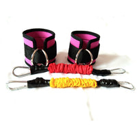 Taekwondo Leg Training Resistance Bands Set for High Kicks, Side Steps, and Basketball Leg Strength