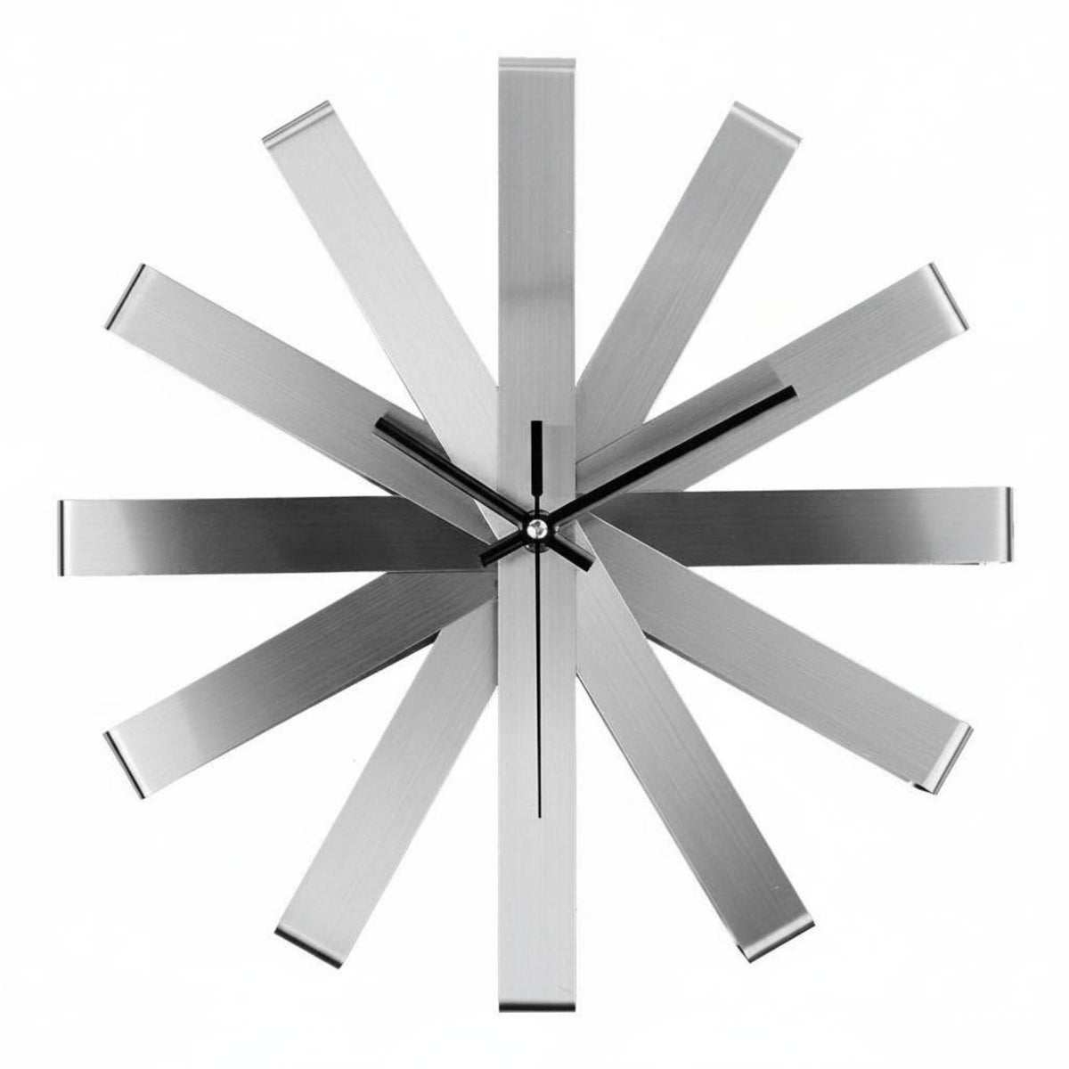 Stainless Steel Wall Clock Luxury Style Modern Wall Clock Decorative Home Decor for Living Room, Bedroom, Office