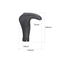 2 Pieces Anti-Slip Mountain Bike Handle Grip Wear-Resistant Mountain Bike Hand Grips Shock Absorbing Lock-on Handlebar Grip for Mountain Bikers, Commuters, Trail Riding, Long-Distance Cycling