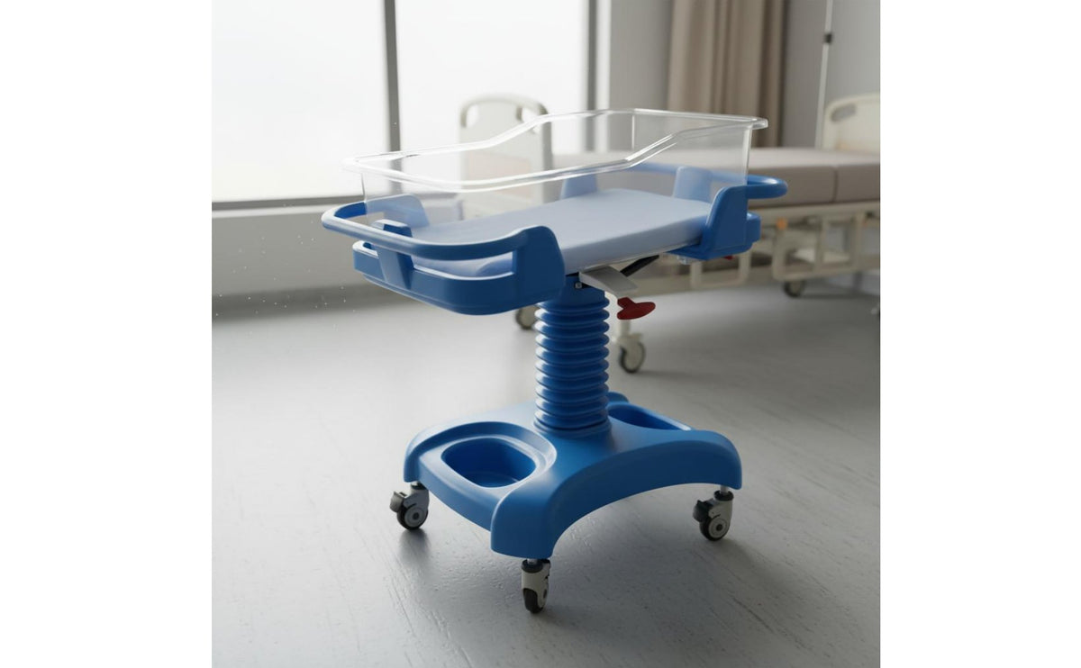 Adjustable Infant Bed Angled Design Portable Infant Bed Anti-Reflux Tilting Newborn Crib for Newborns, Maternity Center, Hospital