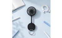 Stick-on Mini Fan Compact Personal Cooling Adjustable Angle