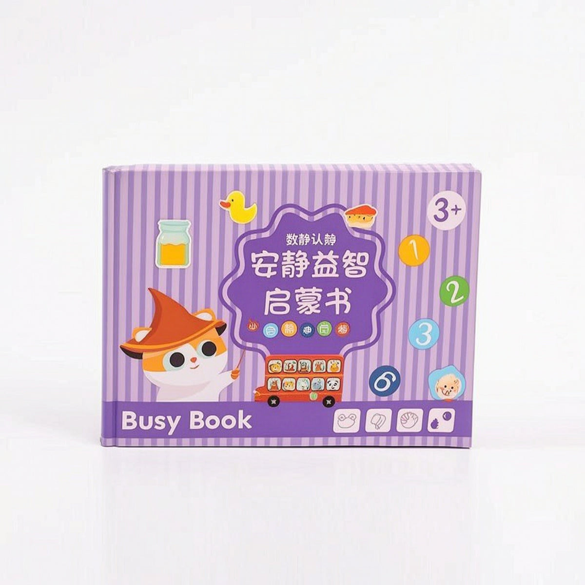 Interactive Sticker Book with Hook-and-Loop Educational Reusable Sticker Book Circular Binding-Bound Creative for Classroom