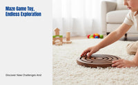 Ethnic Resin Hand Drum, Meditation Percussion, Maze Toy, Tic-Tac-Toe Game, Sphere Puzzle, Rainbow Pattern, Logic Training,