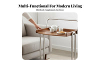 Century-Century Design 2-Tier Rolling Trolley Multi-Functional 2-Tier Rolling Organizer Multifunctional Side Table on Wheels Space-Saving for Apartment Dwellers, Design Enthusiasts, Living Room, Small Areas, Bedroom, Bathroom