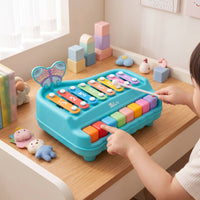 Toddler Piano Xylophone Musical Baby Piano Xylophone Percussion Instrument Interactive Educational for Toddlers, Playroom