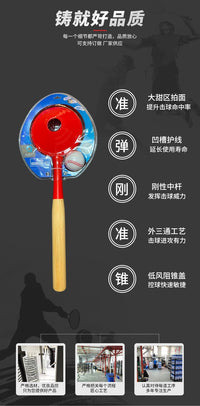 Natural Wood Baseball Bat with Ball Set