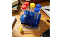 Test Tube Set with Rack Young Learner-Friendly Test Tubes with Rack Shatter-Resistant Science Experiment Kit for Students, Kids, Homeschool