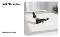 2 Pieces Rear Passenger Footrest Anti-Slip Grip Foot Peg Space-Saving Foot Pedals for Passengers, Kids