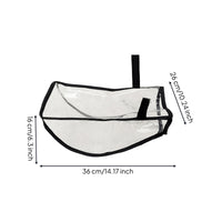 Clear Plastic Waterproof Wheelchair Controller Cover Windproof Hand Operation Wheelchair Controller Rain Cover for Rainy Weather