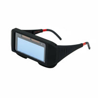 Anti Glare Auto Darkening Metalworking Glasses Light Filtering Solar Powered Metalworking Goggles Auto Darkening Glasses for Welders, Workshop