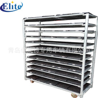 Greenhouse Multi-Layer Trolley with Removable Shelves for Horticulture