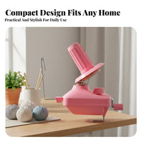 Effortless Winding Yarn Ball Winder Easy to Use Manual Yarn Winder Time-Saving Knitting Supply Portable for Home