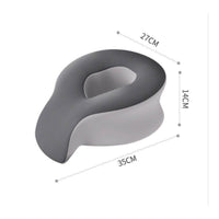 Contoured Prone Massage Pillow Breathable Memory Foam Face Pillow Hollow Center Massage Face Cradle
