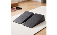 Slant Board with Textured Surface Anti-Slip Foam Exercise Ramp Wedge Block Portable Incline Board for Athletes, Squats, Stretching, Home Gym