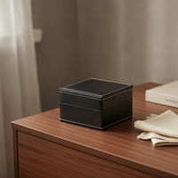 Watch Box with Cushion Square Individual Watch Case Compact for Collectors, Journeyers, Gift Packaging, Travel, Retail Display