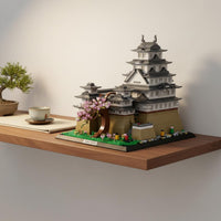 1866 Pieces Detailed Detailed Model Himeji Castle Building Set Great Gift Japanese Castle Block Model Architecture Collection for Adults