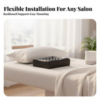 PU Leather Salon Shampoo Bed Headrest Waterproof Hair Washing Pillow Easy to Clean for Barbers, Hairstylists, Barbershop, Beauty Parlor, Spa