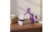 Multi-Functional Inner Thigh Toner with Straps Ergonomic Design Postpartum Hip Toner 360° Rotating Pads Adjustable Leg Adductor Machine for Women, Home, Stretching