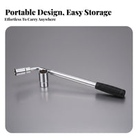 Labor-Saving Telescopic Lug Wrench Portable Telescoping Lug Wrench Easy Storage for Mechanics, DIYers, Roadside Emergency, Auto Shop, Garage