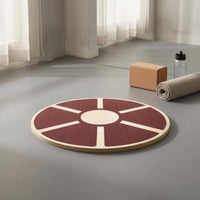 PP Bottom Round Wooden Balance Board Rounded Base Round Wobble Board High Load Capacity