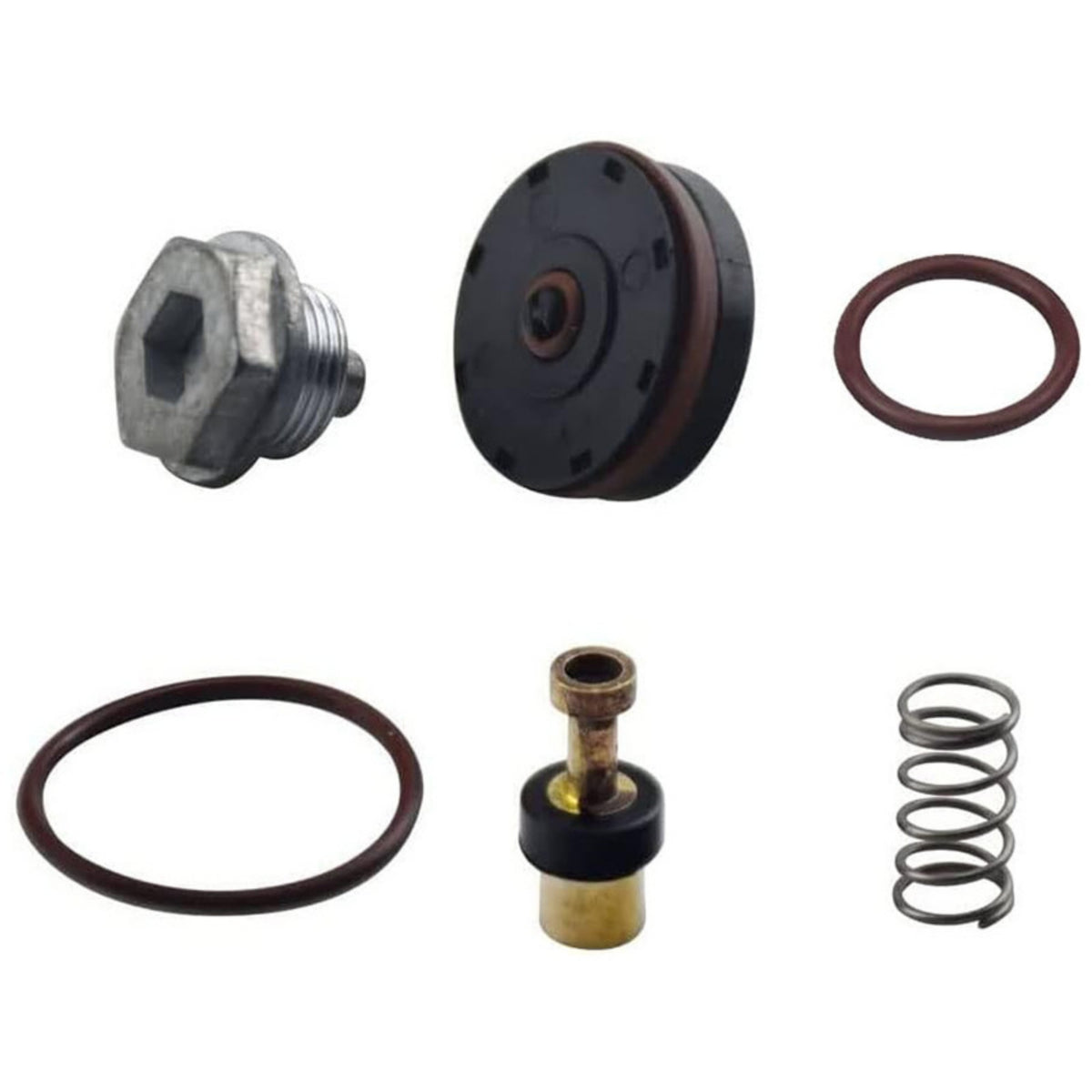 Threaded Air Compressor Regulator Repair Kit Compact Compressor Regulator Repair Kit Portable Oilunrestricted for Mechanics