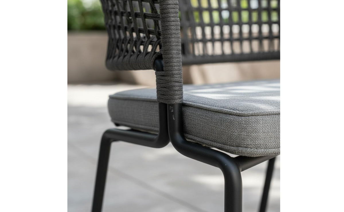 Creative Design Outdoor Sofa Set with Glass Table Modern Outdoor Wicker Sofa Set Easy to Clean Handwoven Craftsmanship for Balcony