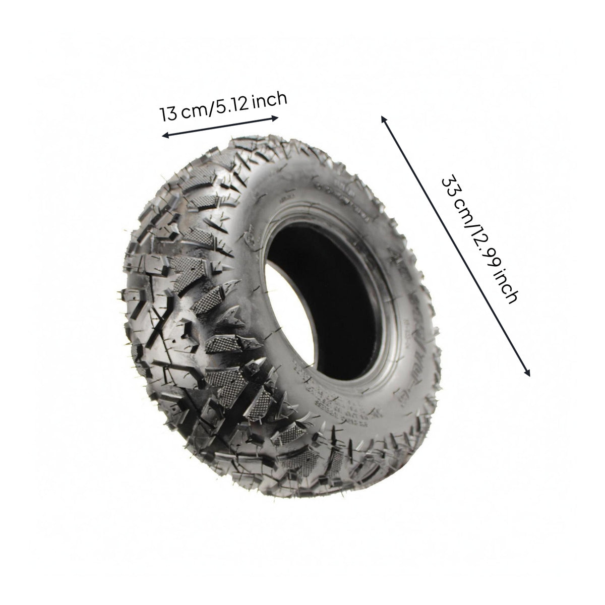A-Pattern 145 70 6 Tubeless Tire 330 Mm Diameter 145/70-6 Tire Rugged