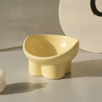 Raised Cat Bowl Wide Tilted Cat Bowl Stable Dish for Young Dogs