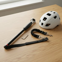 Hands Cycle and Dog Leash Shock-Absorbing Bike Leash with Spring Absorber for Bicycling