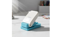 Easy to Use Postage Stamp Punch Effort Saving Scalloped Square Punch for Crafters, Kids, Journaling, Card Making
