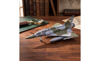 French Fighter Jet Model  Collectible Fighter Jet with Landing Gear Decorative Metal Miniature Plane for Aviation Collectors