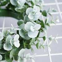 Artificial Eucalyptus Wreath Nordic Front Door Wreath for Home Decoration, Event Planners, Living Room, Porch, Window