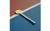Flat-Headed Wooden Practice Paddle Long-Handle Wooden Training Paddle Non-Slip Sturdy for Beginners