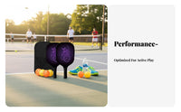 Pickleball Paddle Anti-Slip Grip Carbon Fiber Pickleball Paddle Sports Equipment Shock Absorption Large Sweet Area