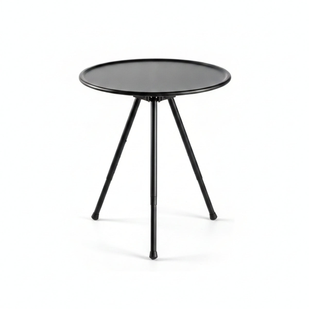 Compact Round Folding Table Space-Saving Adjustable Folding Table Stable for Storage