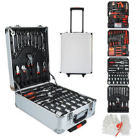 Rolling Tool Case Portable with Wheels Heavy Duty on Wheels for Handymen, Home Improvers, Workshop