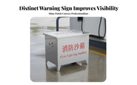 Flood Control Sand Box Rust-Resistant Fire Fighting Sandbox Stainless Steel Sand Bin for Gas Station Attendants, Factories, Warehouses