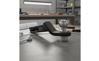 Sturdy Trailer Hitch Ball Mount Adjustable Ball Mount with Hitch Pin Dependable Hardware Versatile for Towing, Hauling